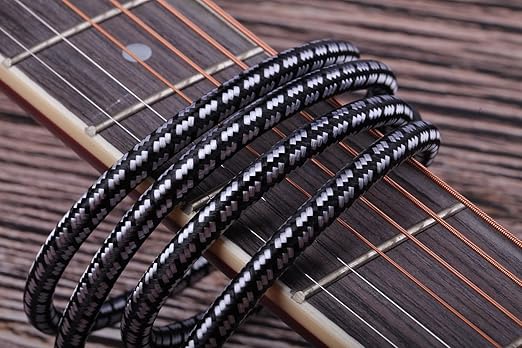 Aux Cord, Audiophile 3.5mm Stereo Audio Cable [2m (6.5 Feet), Silvered-Plated Copper core], Unbreakable and Great for Laptop, Tablets, Headphones, Cars and More.