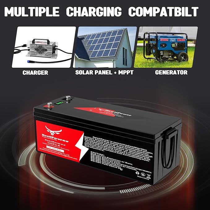 12V 600Ah Lithium LiFePO4 Battery with 250A BMS Grade A Cells Deep Cycle Rechargeable Battery,10000+ Cycles,Perfect for Golf Cart,Off Grid Applications (12.8V 600Ah)