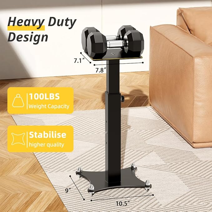 Adjustable Bookshelf Speaker Stands Pair, 20-27.5 Inch All-Metal Heavy Duty Holds 100lbs Universal for Surround Sound with Cable Management