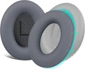 SOULWIT Silicone Ear Pads Cover Protector for Bose QuietComfort QC15 QC25 QC2 QC35 QC45/Ae2 Ae2i Ae2w/SoundTrue & SoundLink AE Headphones Cushions, Sweatproof, Easily Washable - Titanium