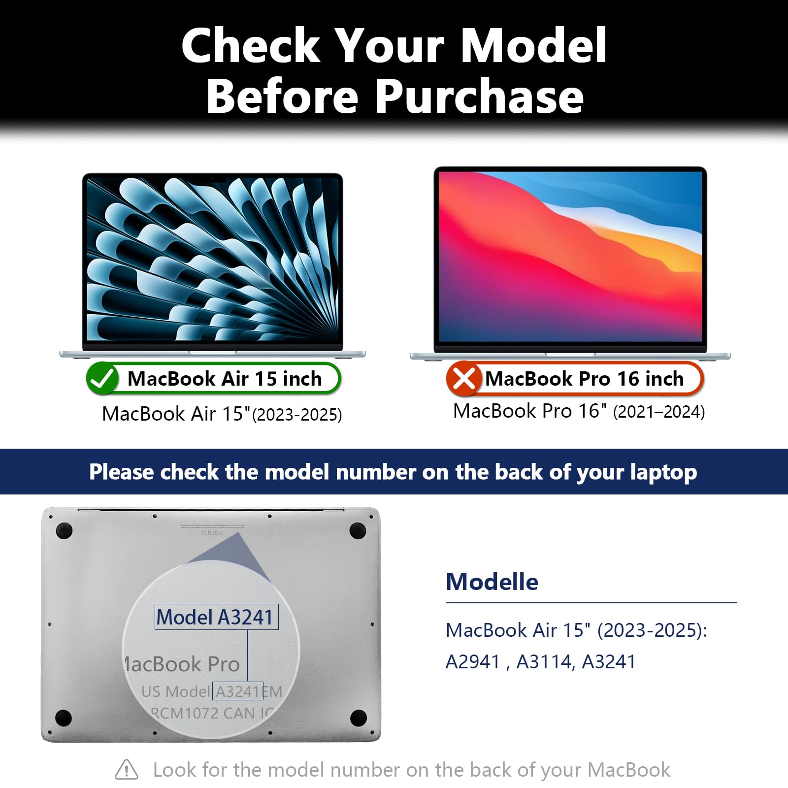 LUSA DESIGN Magnetic MacBook Air 15 Inch Privacy Screen(2023-2025, M2, M3, M4), Removable Anti Glare Blue Light Macbook Pro Screen Protector, 360° Anti Spy and Easy Install Shield