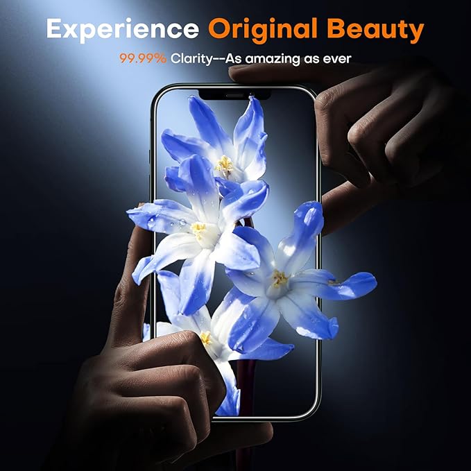 TOCOL for iPhone 11 Pro Max Screen Protector/iPhone Xs Max Screen Protector 9H Hardness Military Grade Shatterproof HD Tempered Glass Easy Installation Case Friendly 2 Pack
