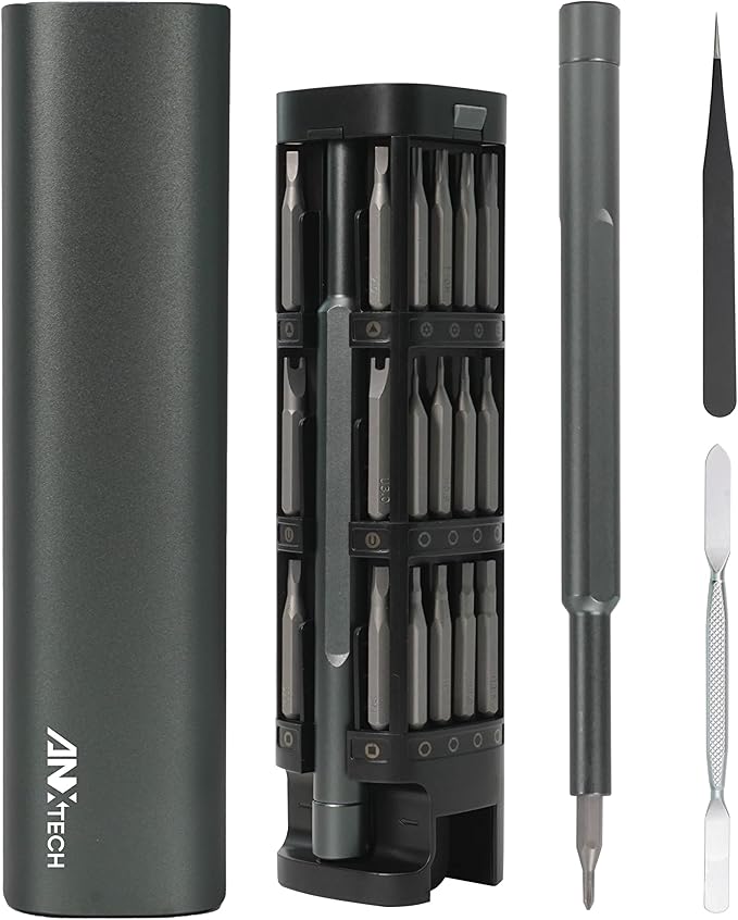 46-in-1 Precision Screwdriver Set with S2 Steel Bits & Security Bits, Mini Tool Kit for Electronics, Computers, Phones, Home/Dorm DIY, Magnetic Screwdriver with Portable Box, Great Gift for Men