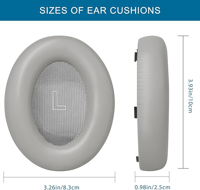 GEVO Earpads Replacement for Bose QuietComfort Ultra (QC Ultra), Replacement Ear Pads with Upgraded Comfortable Protein Leather and Memory Foam,Sandstone