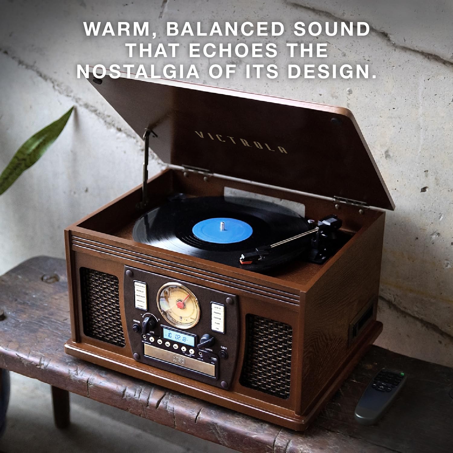 Victrola Navigator - 8-in-1 Bluetooth Record Player - Black