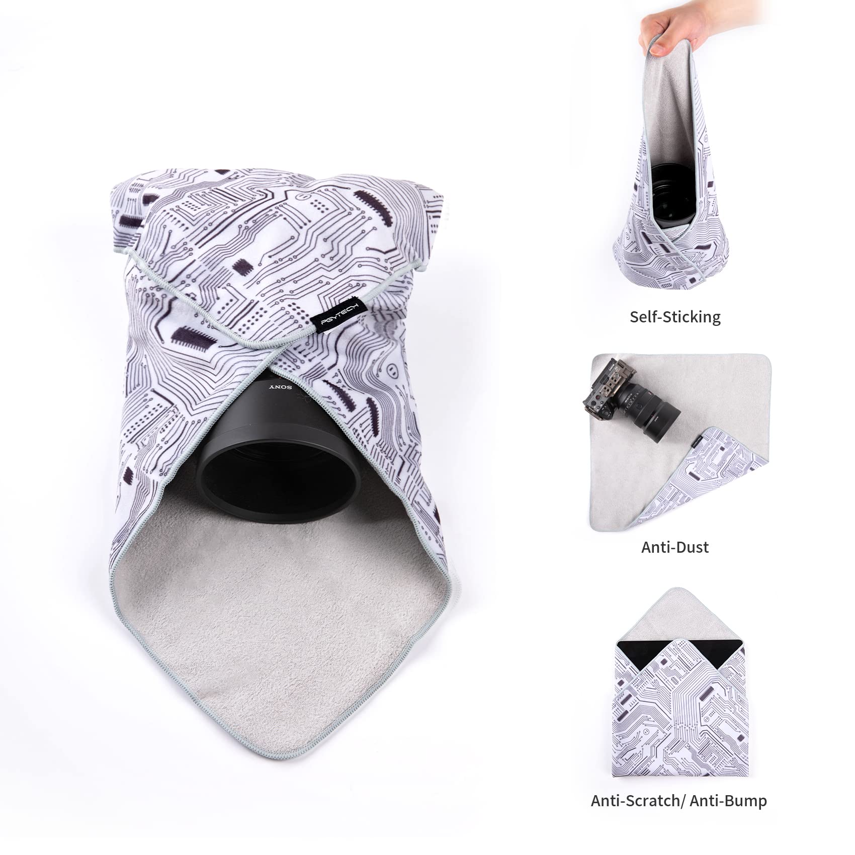 PGYTECH Camera Wrap Cloth, Protective Anti-Scratch Camera Wrapper