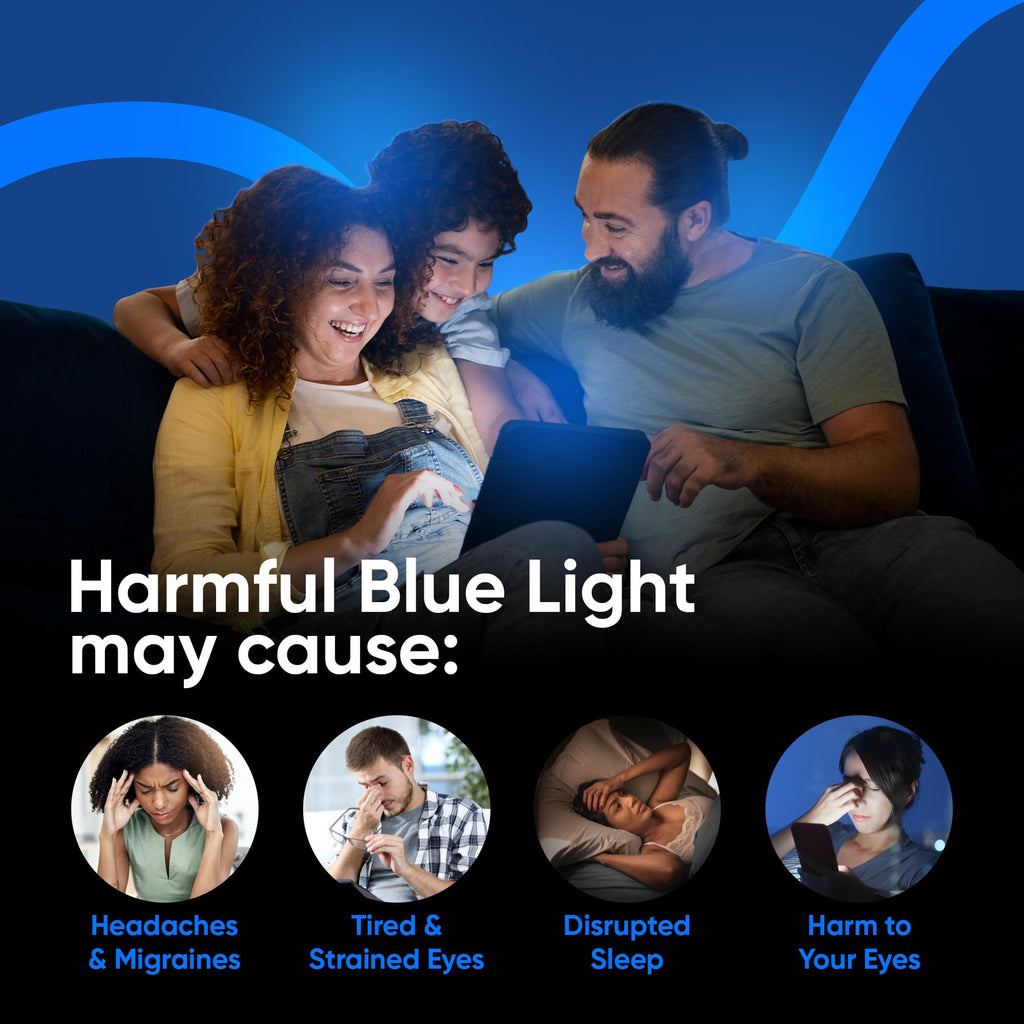 Ocushield Anti Blue Light Tempered Glass Screen Protector of iPhone 13, 13 Pro, 14 & 16E (6.1") – Blocks Blue Light, Prevents Eye Strain & Helps You Sleep Better, 9H Hardness & Case Friendly