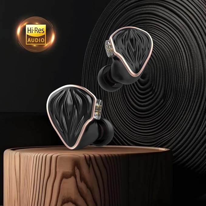 MS3 in-Ear Monitors, 2BA+1DD Hybrid IEM Wired Earphones, Includes 3 Pneumatic Tuning Filters - Exclusive Adjustable Soundstage for Instruments, Detachable Cable for Audiophile/Musician 3.5mm