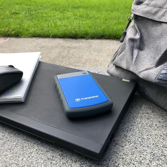 Transcend 1TB USB 3.1 Gen 1 StoreJet 25H3B SJ25H3B Rugged External Hard Drive TS1TSJ25H3B Blue