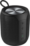 MIATONE QBOX - 16W Bluetooth Speaker IP67 Waterproof Speaker with Deep Bass, Portable Speakers for Beach Camping Accessories, Gifts for Men Fathers Him - Black