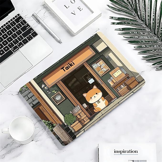Compatible with MacBook Air 13.3 13.6 Inch Case 2022 2021 2020 2019 Plastic Hard Shell Case Cover,13.3 Pro(A1706/A1708/A1989/A2159/A2289/A2338), A Cute Shiba
