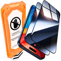 UniqueMe for iPhone 15 Pro Privacy Screen Protector-2 Packs