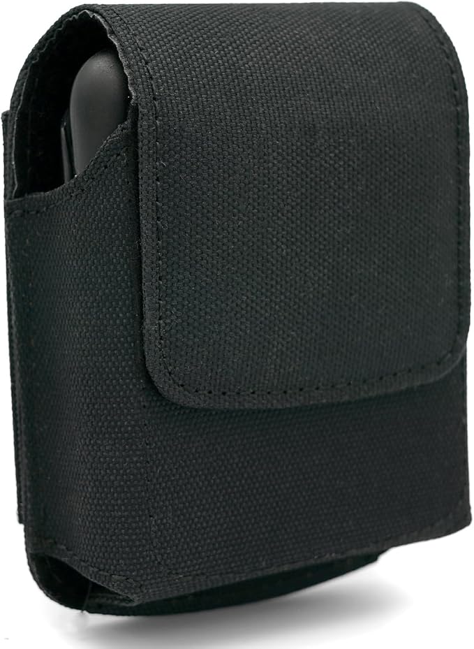 BECPLT for Galaxy Z Flip7 FE 7 6 5 4 3 Nylon Cell Phone Pouch Holster Case with Belt Clip Cover for Samsung Galaxy Z Flip 5G Motorola Razr 40 Ultra Motorola Razr 2022 2019