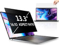 13.3 Inch Laptop Privacy Screen for 16:10 Computer Monitor, Anti Glare Blue Light Filter Protector, Removable 13" Security Shield Compatible with Lenovo Hp Dell Acer Asus Thinkpad Envy Xps
