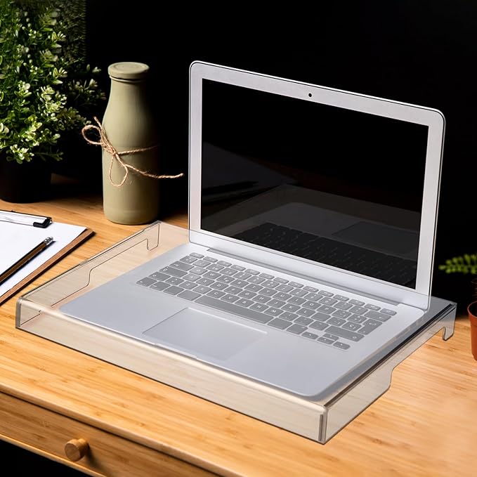 NOLITOY Acrylic Keyboard Dust Cover Waterproof Transparent Keyboard Protector for Laptop and Desktop Keyboards Durable Protective Case to Prevent Dust and Spills