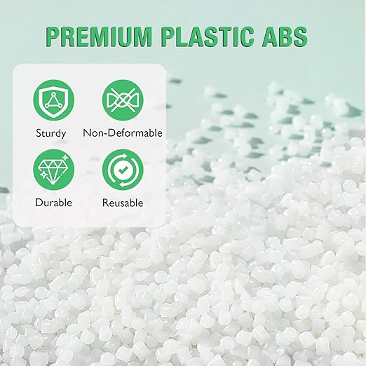 2 Pcs Desk Grommet 3-1/8" / 80 mm, Desk Hole Cover for Cables White, Cable Grommet ABS Plastic, Desk Hole Grommet for Home & Office Pc, Detachable Cable Cord Organizer