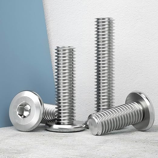 5/16-18 x 5/8" (25 Pack) Flat Head Hex Socket Cap Screws Bolts, 304 Stainless Steel 18-8, Hex Drive, Bright Finish, Fully Machine Thread