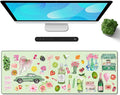 Galdas Gaming Mouse Pad XXL XL Large Long Extended Big Mousepad Non-Slip Rubber Keyboard Mouse Pad with Stitched Edges for Laptop Home Office (31.5x11.8x0.08 Inch) -Element