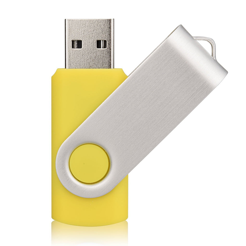 Aiibe 10 Pack 128GB Flash Drive USB Drive Thumb Drives USB 2.0 Memory Stick Jump Drives 128GB USB Flash Drive Bulk (10 Mixed Colors: Black Blue Red Green Orange White Yellow Pink Purple Silver)