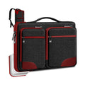 Hseok Laptop Case 15 15.6 16 inch Sleeve with Handle and Hidden Straps,Compatible with MacBook Neo 16",MacBook Pro Air 16" 15", 360°Protective PC Briefcase with 4 Pockets for Accessories,Red