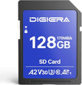 128GB LS100 SDXC UHS-I Memory Card - up to 170MB/s, C10, U3, V30, 4K UHD, SD Card for Computers, Digital Cameras, Home Theatre Devices, Car Navigation Systems (1 Pack)