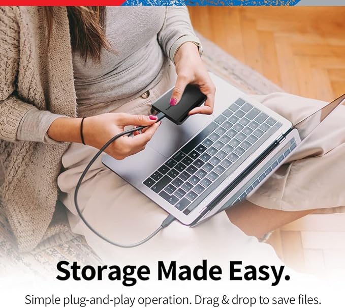 TOSHIBA Canvio Advance 2TB & Basics 1TB Portable External Hard Drives USB 3.0