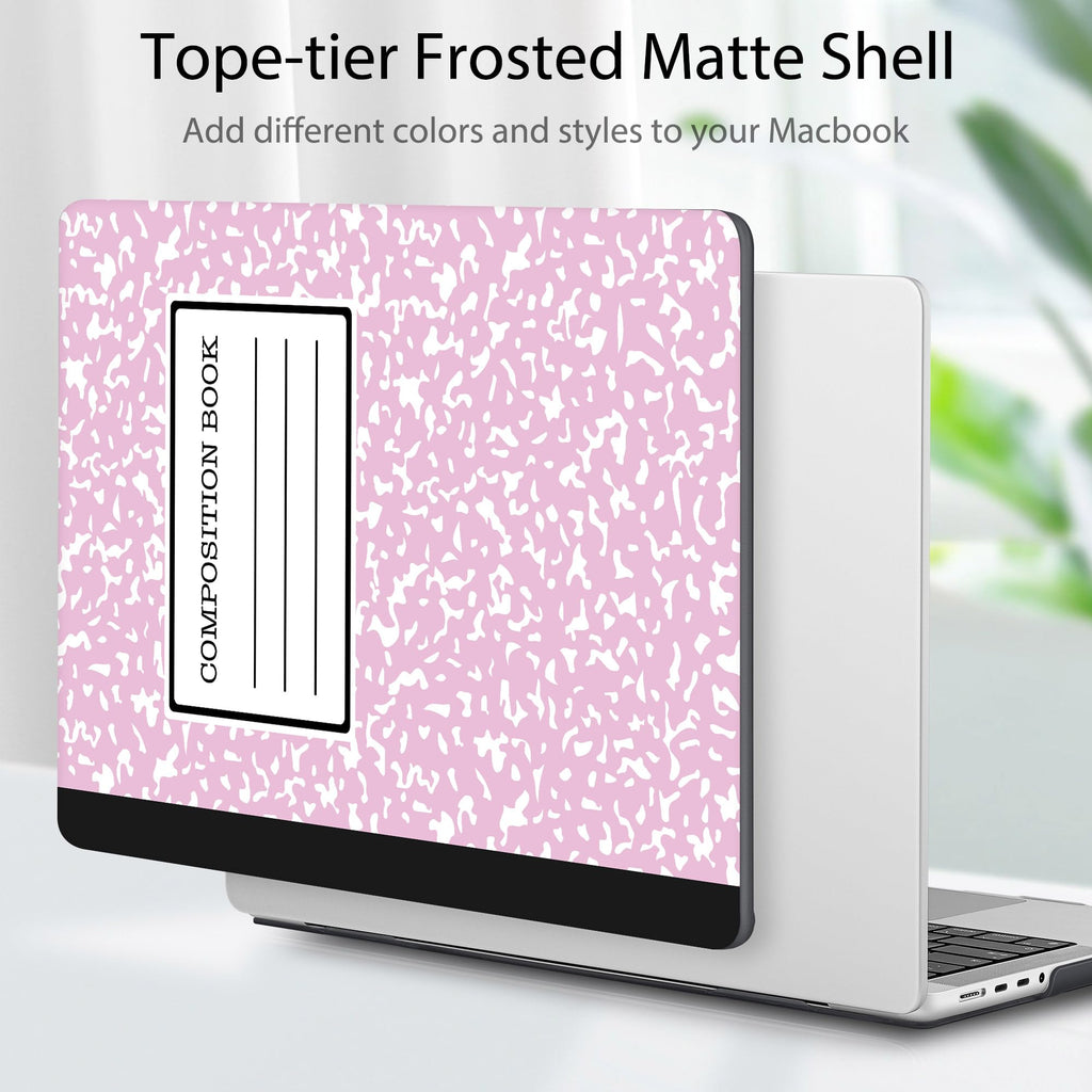 Tuiklol for MacBook Pro 14 Inch Case 2024-2021 Release M4 A3112 A3401 A3185/M3 A2918 A2992/M2 A2779/M1 A2442 Pro/Max,Hard Shell Case with Screen Protector for Touch ID,Composition Book