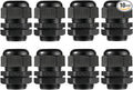 PENGLIN Cable Glands 1" NPT Nylon Cable Connector, Strain Relief Cord Connector, IP68 Waterproof Adjustable Locknut(1 Inch (8-Pack))