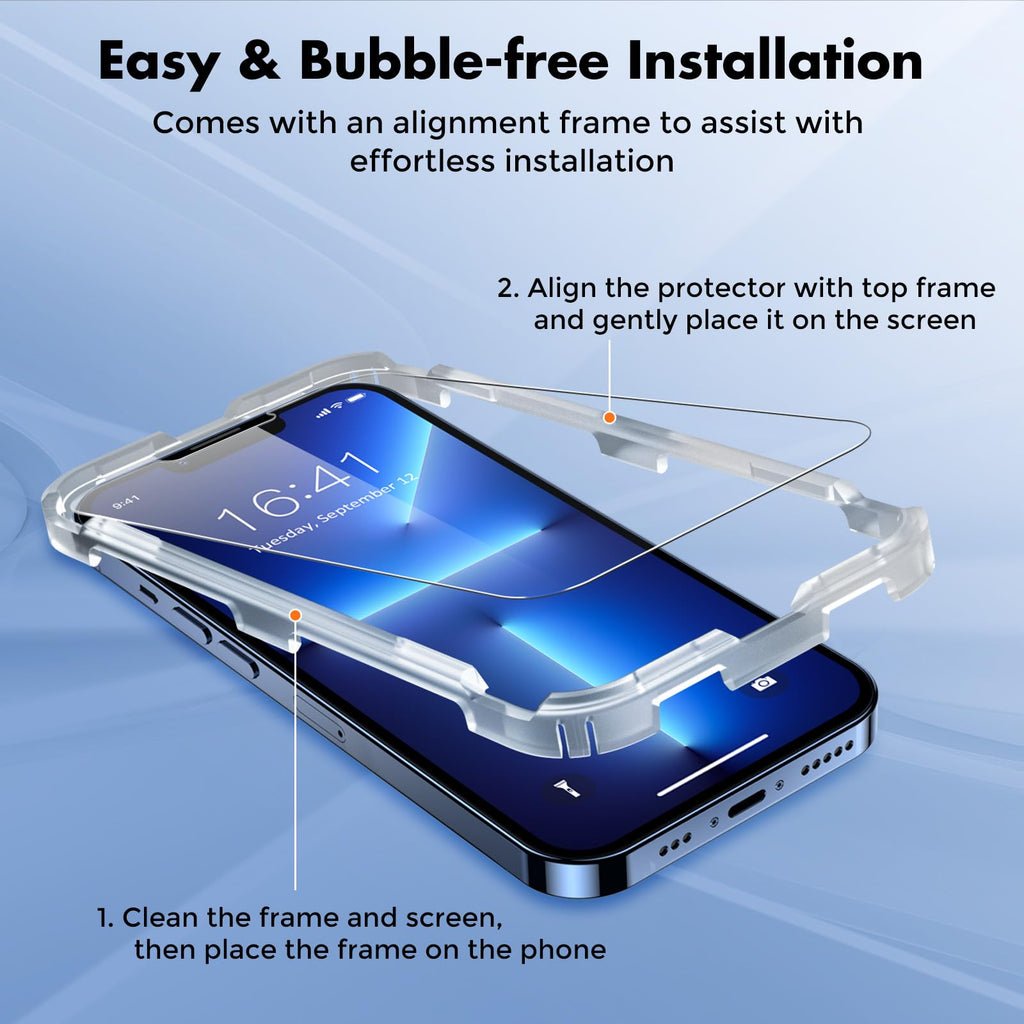 UNBREAKcable 2-Pack Screen Protector for iPhone 13 Pro/14/13