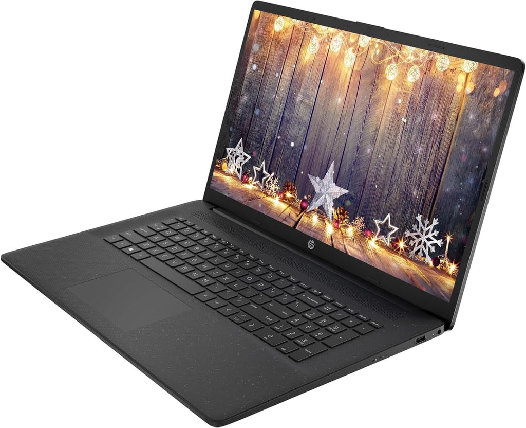 HP 17.3" Business Laptop Computer, 10-Core Intel Core i5, Windows 11, PLUSERA Earphones (16GB RAM | 512GB SSD)