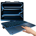 typecase Keyboard Case for iPad 13" & 12.9", Trackpad, 360° Rotating