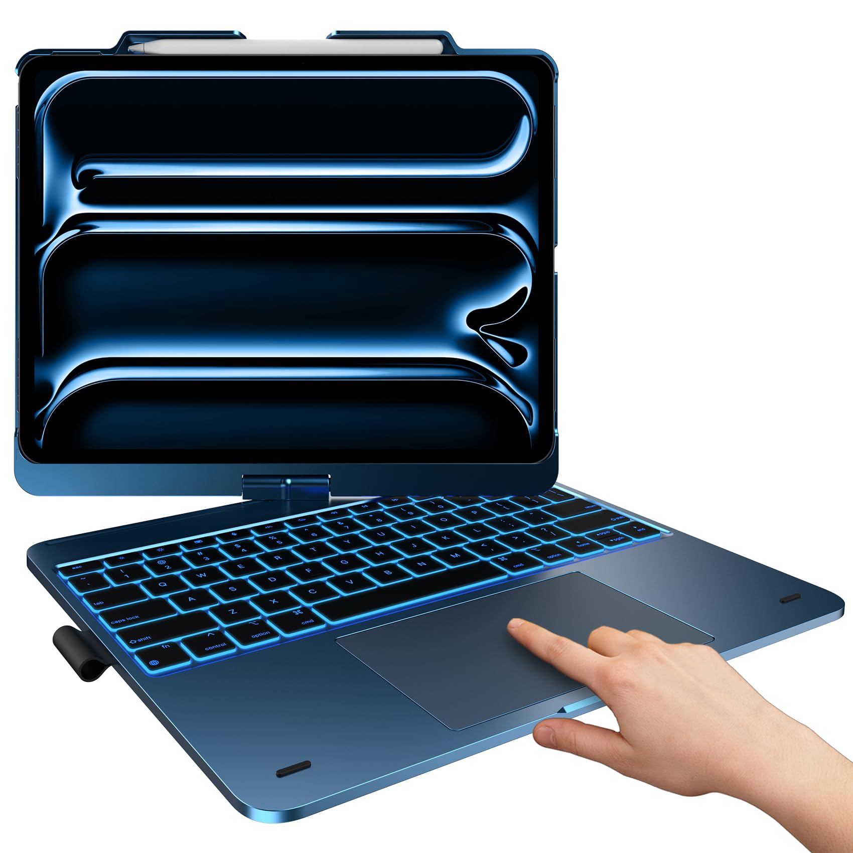 typecase Keyboard Case for iPad 13" & 12.9", Trackpad, 360° Rotating