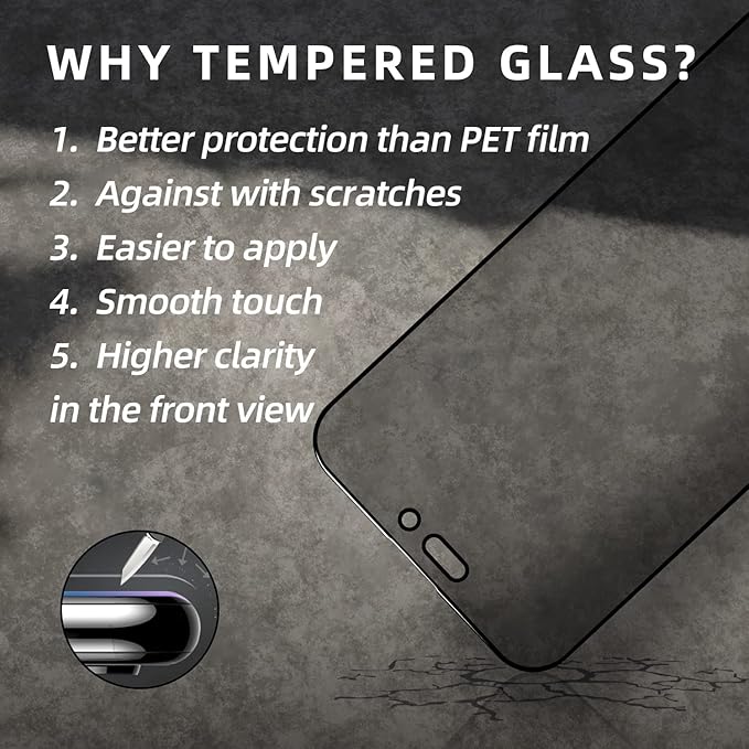 EGKimBa for iPhone 17 Pro Max Privacy Screen Protector, Gradient Color Tempered Glass, Bubble Free, Easy Installation, Auto Dust-Elimination, Anti Blue Light