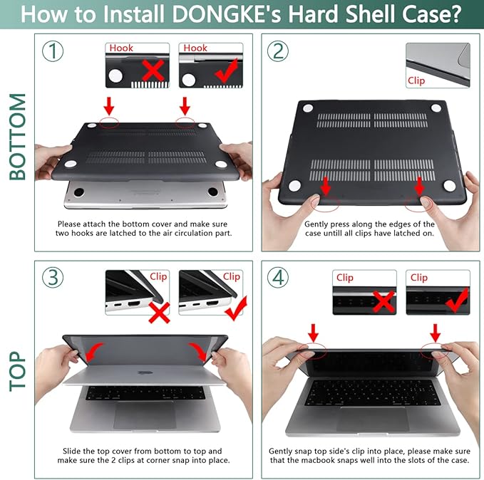 DONGKE for M4 MacBook Pro 16 Inch Case 2024 2023 2021 A3403 A3186 M3 A2991 M2 A2780 M1 A2485 Pro/Max Chip, Plastic Hard Shell Case & Keyboard Cover for Mac Pro 16 with Touch ID, Colorful Mandala