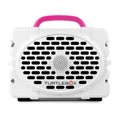 Turtlebox Original Gen 3 Outdoor Bluetooth Speaker, Waterproof, White/Pink