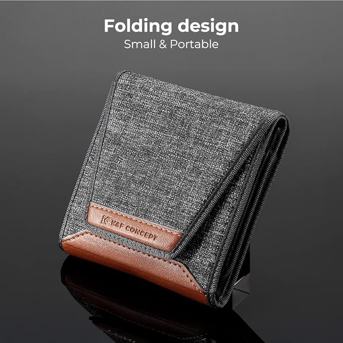 K&F Concept Optics Lens Filter Case, Holds 3 Filters Up to 62mm, Water & Dust Resistant Durable Protective Case, Folding Carry Pouch for Round or Square Filters for Canon Nikon Sony Camera Filters