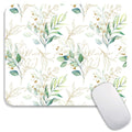 Armanza Square Mouse Pad Pretty Leaves, Personalized Premium-Textured Custom Mouse Mat Design, Washable Mousepad Cloth, Non-Slip Rubber Base Computer Mouse Pads for Wireless Mouse