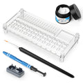 YIMAGUJRX RUNJRX 36 Switches Acrylic Lube Station for Keyboard Switch,GPL 205G0 0.53oz/15g, Switch Opener for MX Cherry Akko Panda Kailh Switch Tester,Switch Lube Kit for Gaming Keyboard