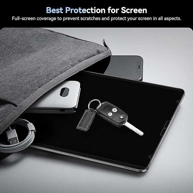 360° 4 Way Magnetic Privacy Filter for iPad Pro 11 inch (2022/2021/2020/2018), iPad Air 5th / ipad Air 4th Generation 10.9 inch, Removable Anti-Glare Blue Light Matte Privacy Screen Protector