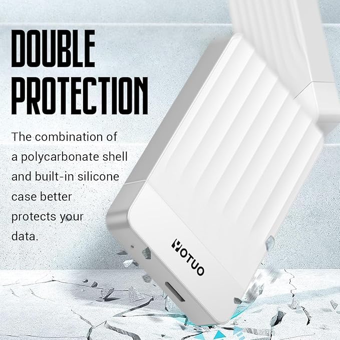 Portable External Hard Drive Storage Expansion Mobile HDD USB 3.0 for PC, Mac, Desktop, Laptop, PS4, PS5, Xbox One X/S, Xbox 360, Xbox Series X/S, Office & Game (White, 320GB)
