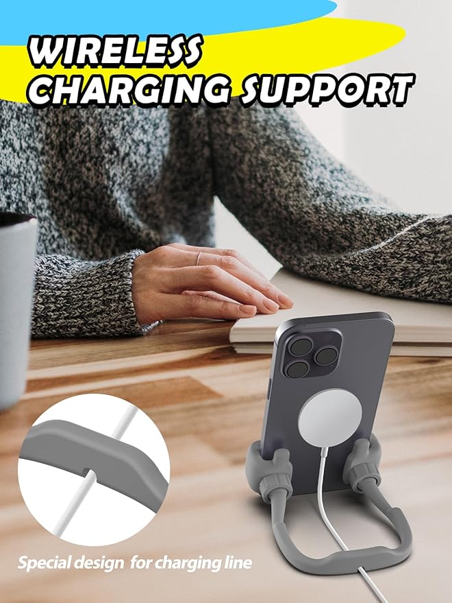 Dad Gifts for Fathers Day from Daughter Son Cell Phone Stand: Upgrade Adjustable Thumbs Up Lazy Phone Holder for Desk Fun Birthday Gifts for Grandma Teens Girls Boys Adults Husband from Wife