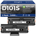 MLT-D101S Toner Cartridge Black 2-Pack High-Yield Replacement for Samsung MLT-D101S D101S Compatible with Samsung ML-2160 ML-2161 ML-2166W ML-2168 SCX-3400 SCX-3405FW SCX-3406W SF-760P Laser Printers
