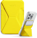 MOFT Magnetic Wallet Stand Compatible with iPhone 16/15/14/13/12 Series, Angle Adjustment & Magsafe Compatible MOVAS Phone Stand, Neon