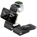 Magnetic Wireless Charger Stand, 3 in 1 Foldable Wireless Charging Station with 20W Adapter, Travel Charger for Multiple Devices for iPhone 17 16 15 14 13 12 Pro/Max/Plus/Mini, iWatch, AirPods