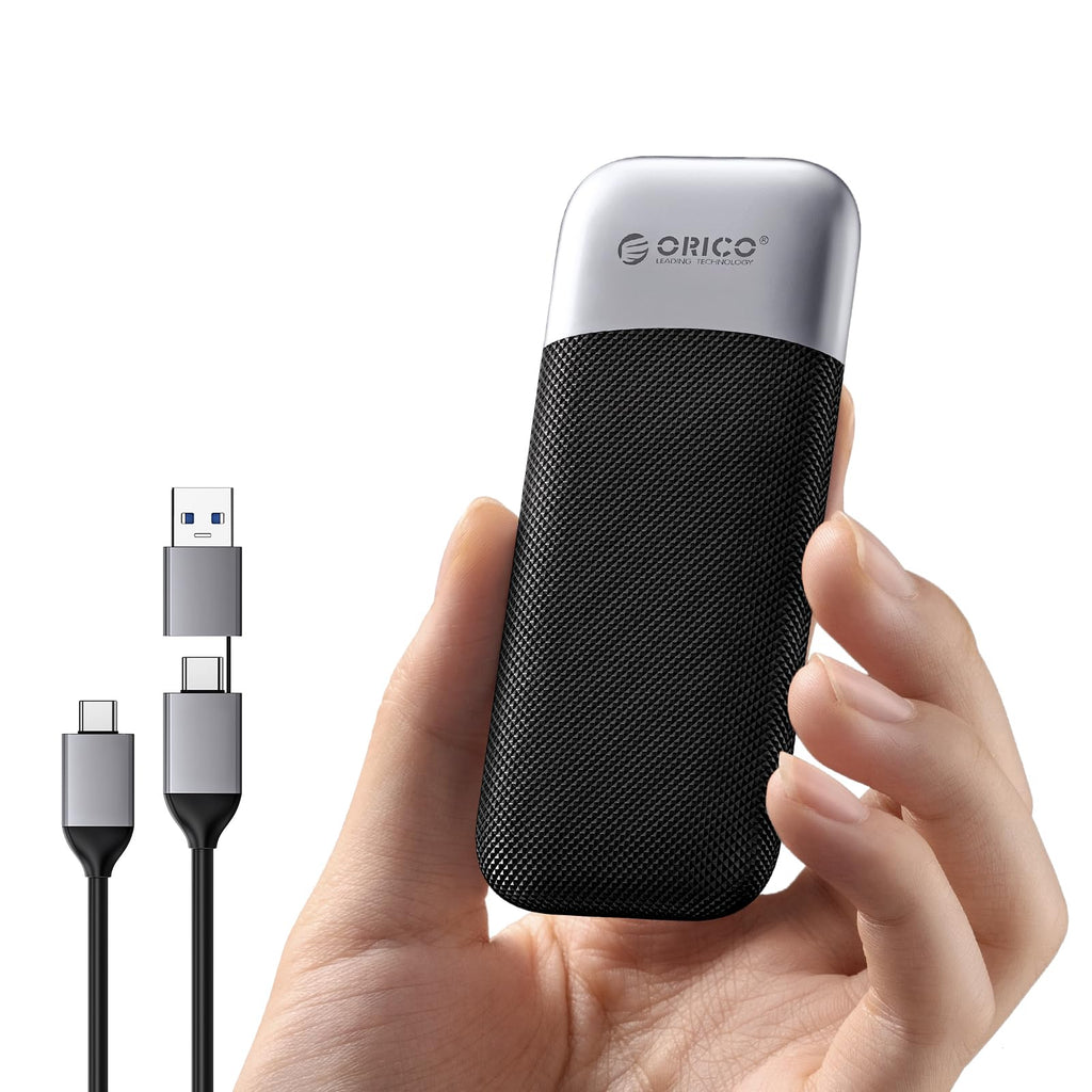 ORICO 1TB SSD External SSD with 2 in 1 USB C & A Cable, Up to 1050MB/s