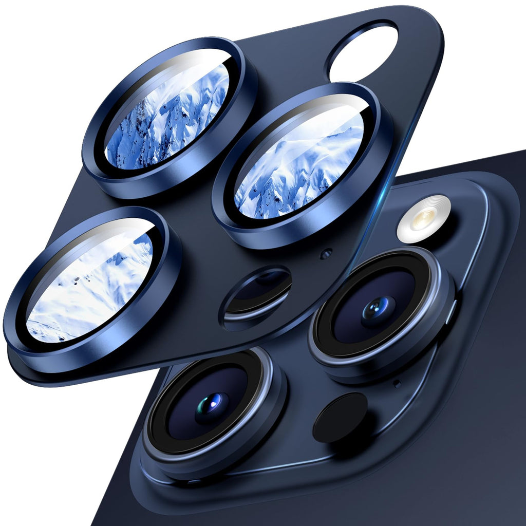 Wumigoo Camera Lens Protector for iPhone 16/15/14 Pro Max & 16/15/14 Pro