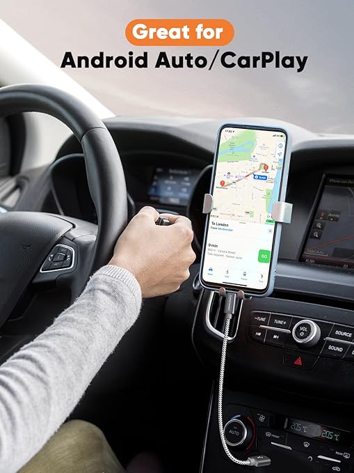 CableCreation USB A to USB C Short Cable 1FT 10Gbps, 3A Fast Charging, USB-C 3.1 Gen 2 for Carplay Android Auto, Type C Cord for iPhone 16 15 Pro SSD Galaxy MacBook Pixel iPad