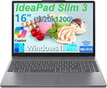Lenovo Laptop Computer for Home Student Business, IdeaPad Slim 3, Intel i7-13620H (Beat Ultra 7 255U), 16GB DDR5 RAM, 256GB PCIe SSD, 16" FHD+, WiFi 6, Type-C, HDMI, Luna Grey, Windows 11 Pro, Wendbo