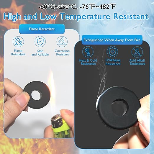 25 Pcs 1/4" Drill Hole, 3/16" ID Silicone Rubber Grommets for Wiring, Automotive Firewall Hole Plug, Small Top Hat Grommet for Vinyl Tubing in Hydroponic Irrigation System Metal Wall Drywall