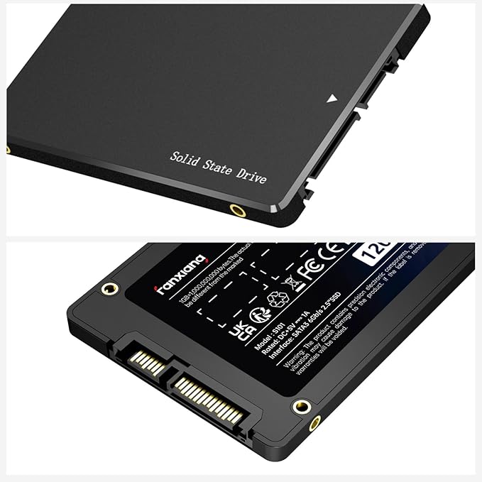 S101 512GB SSD SATA III 6Gb/s 2.5" Internal Solid State Drive, Read Speed up to 550MB/sec, Compatible with Laptop and PC Desktops(Black)